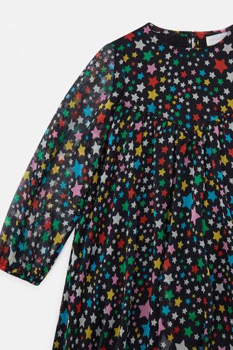 Swirling Multicolor Stars Dress