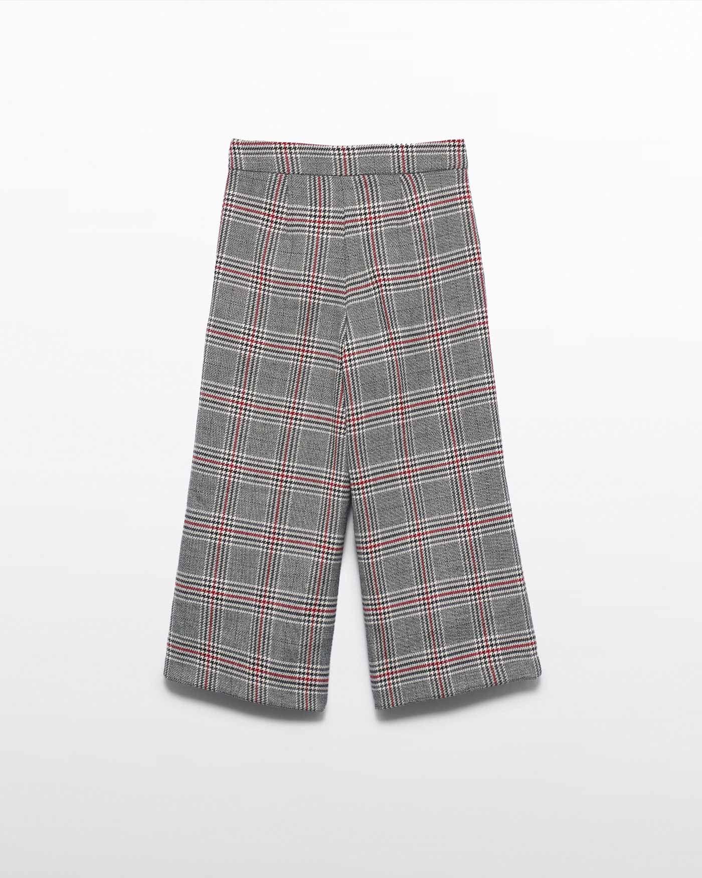 Abel & Lula Girls Checked Culotte Pants