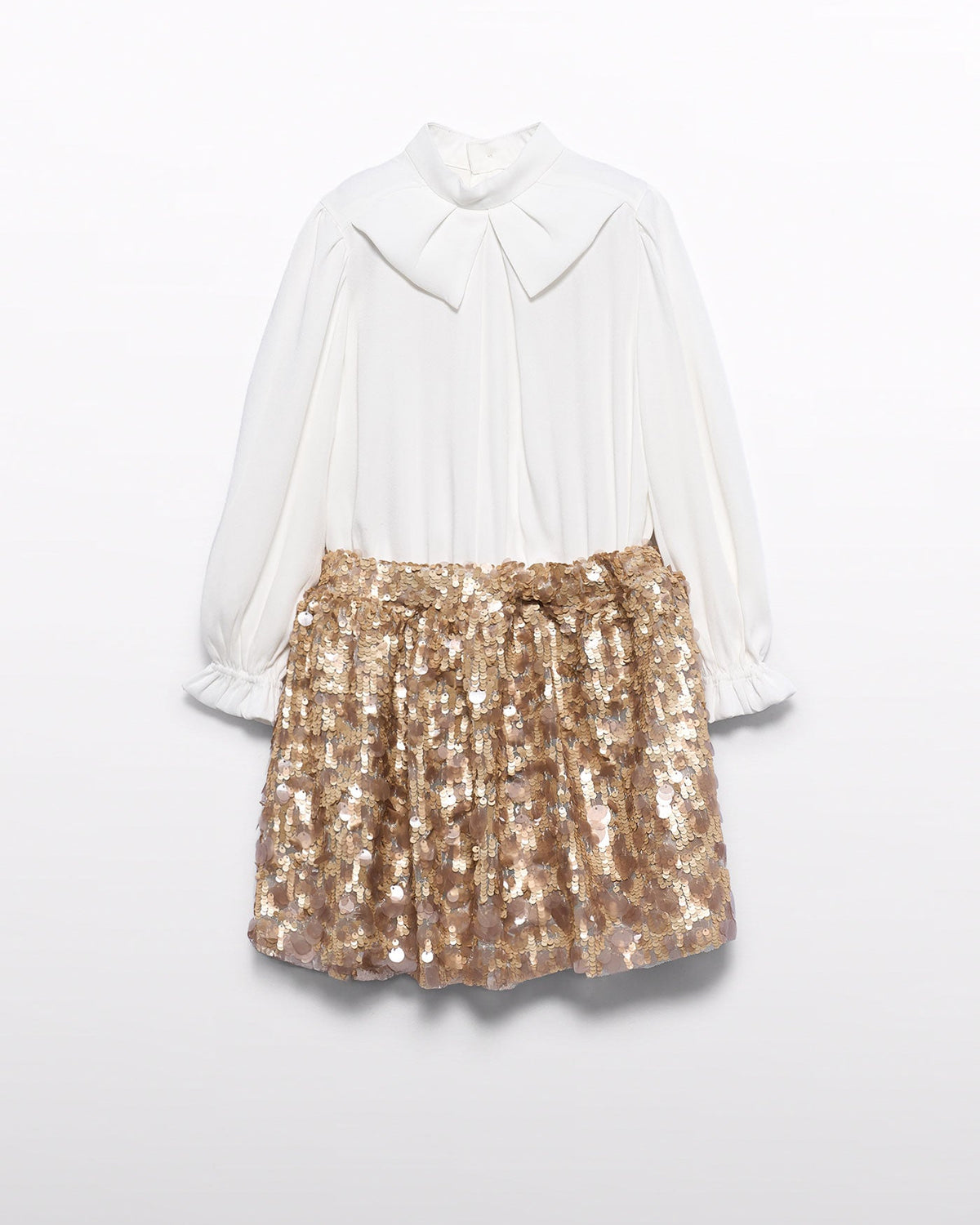 Abel & Lula Girls Combined Sequin Dress