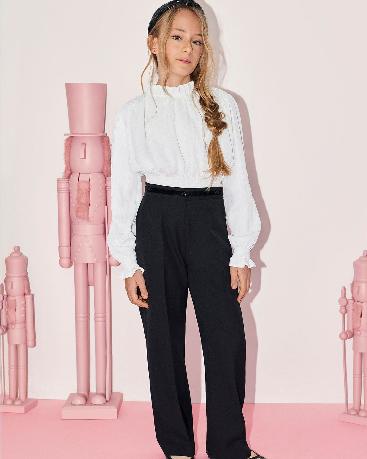 Abel & Lula Girls Crepe Pants