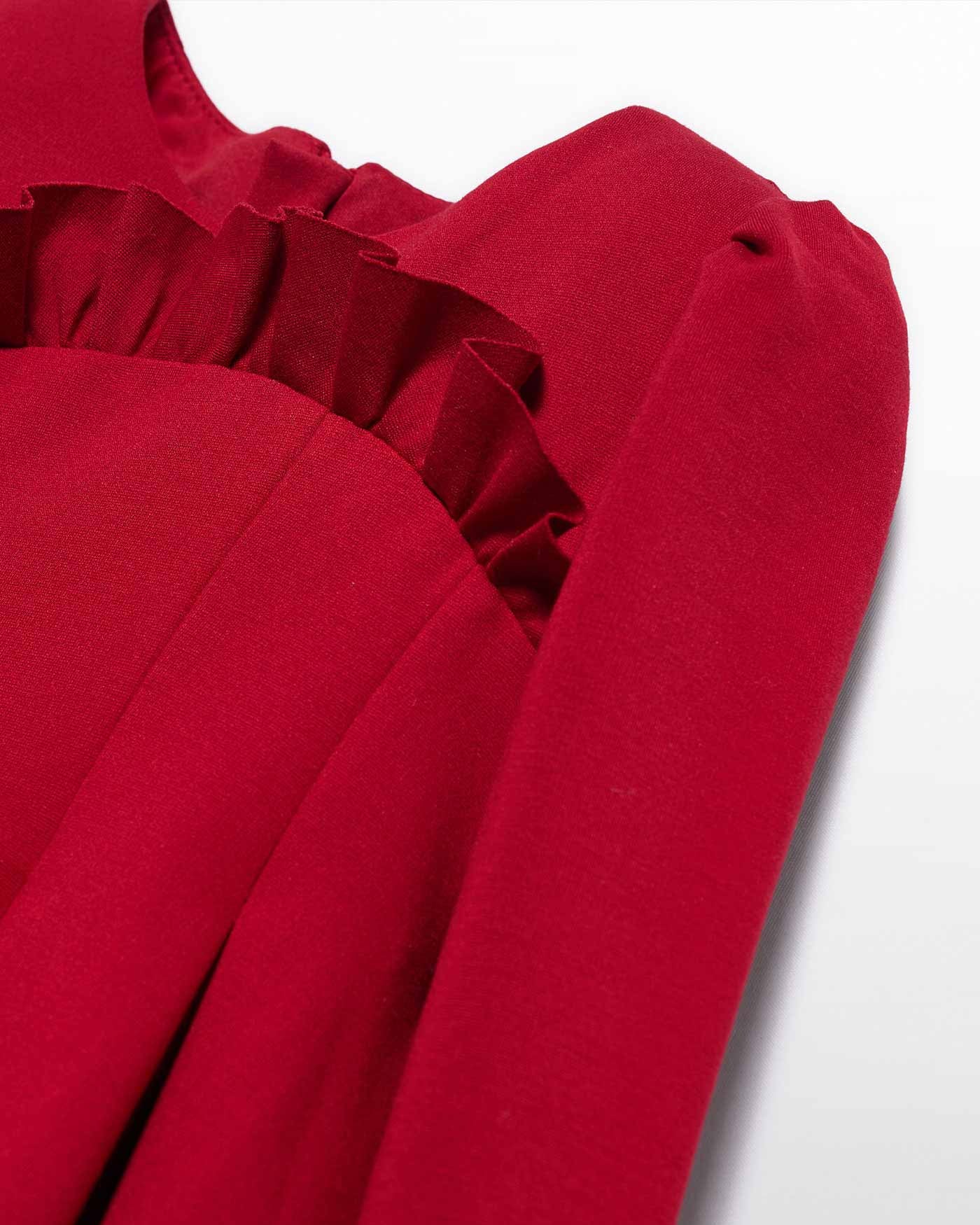 Abel & Lula Girls Ruffle Knit Dress