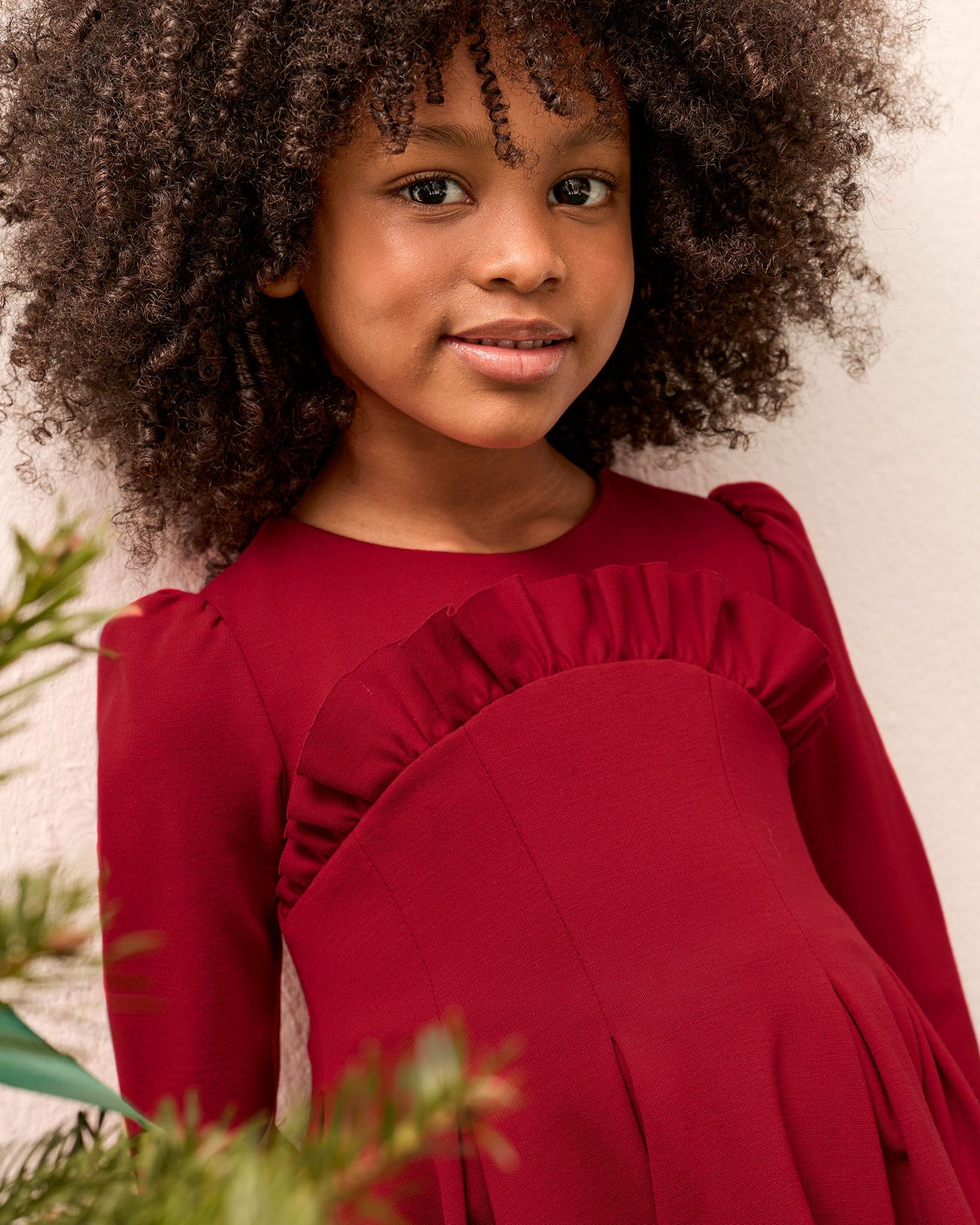 Abel & Lula Girls Ruffle Knit Dress