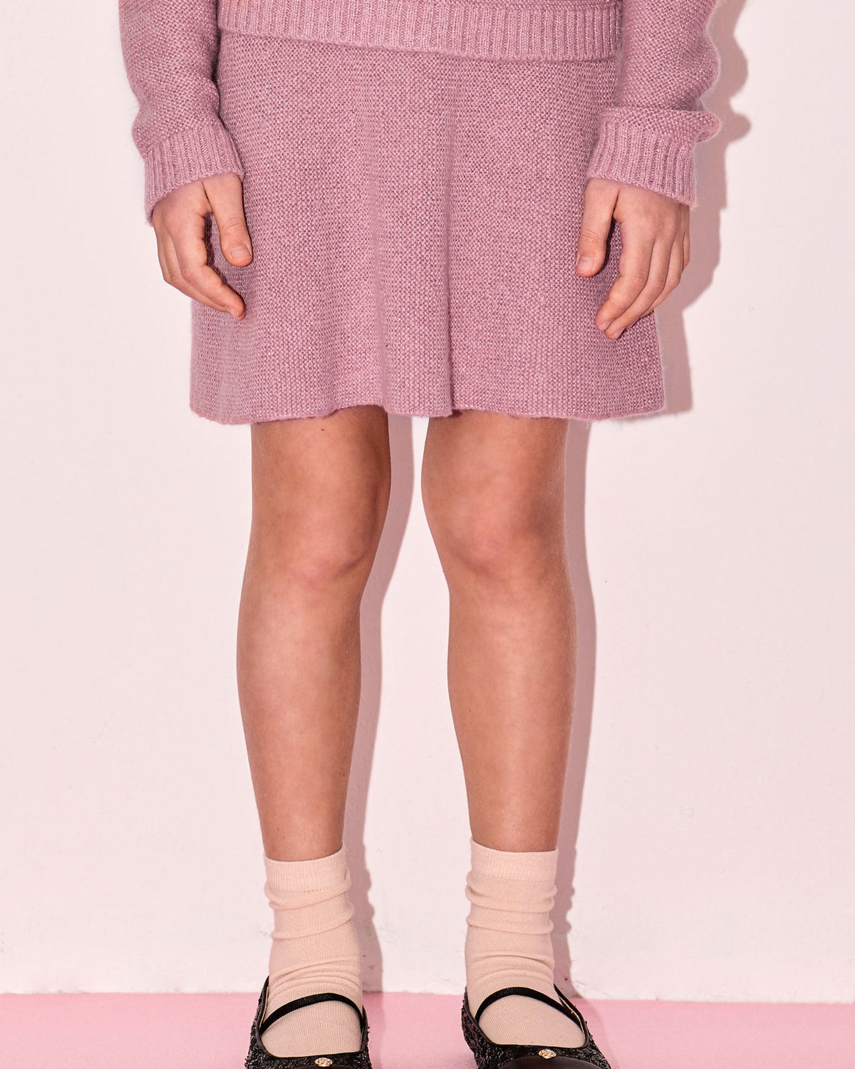 Abel & Lula Girls Skirt with Bow Top Set