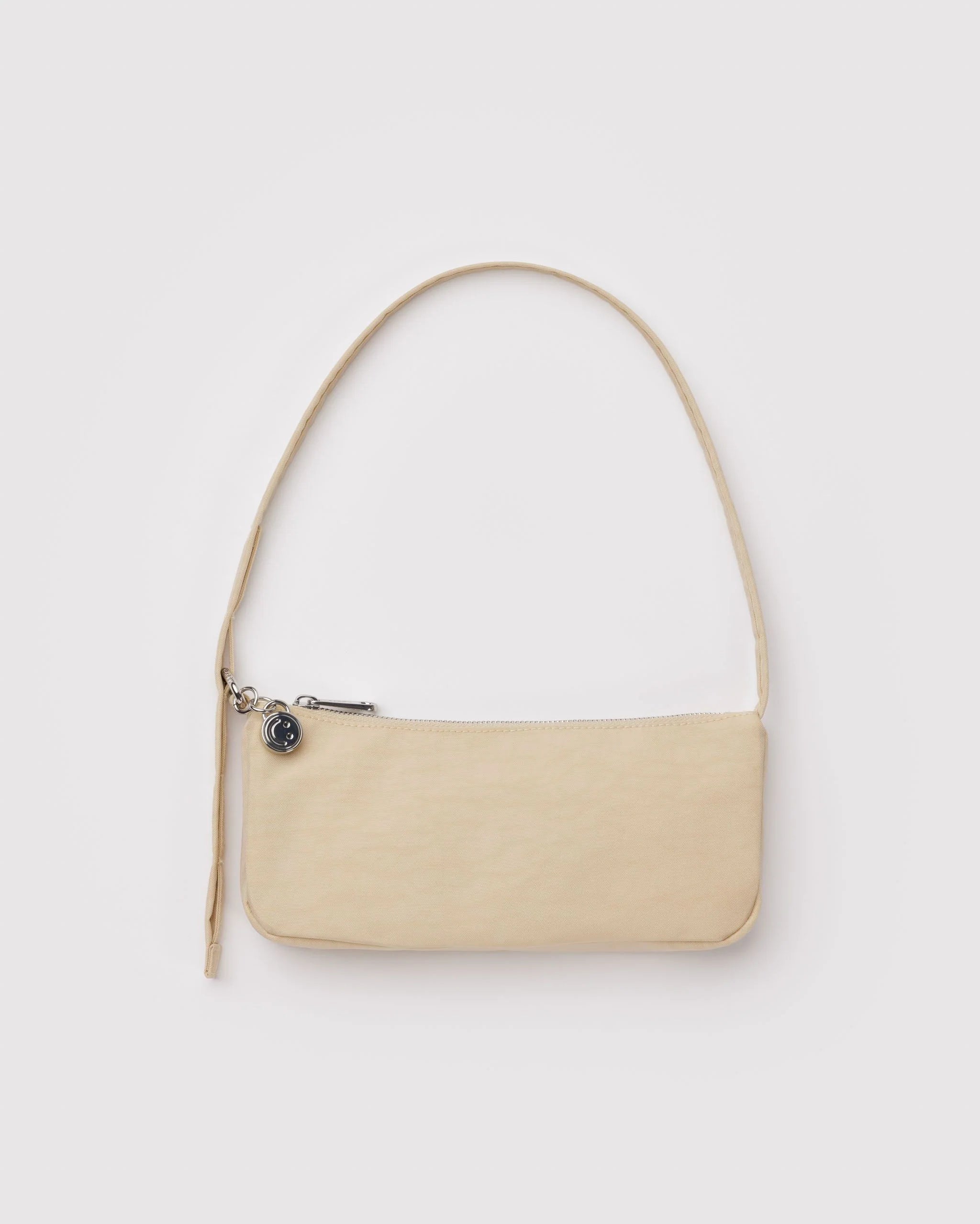 Baggu Beige Nylon Pochette Bag