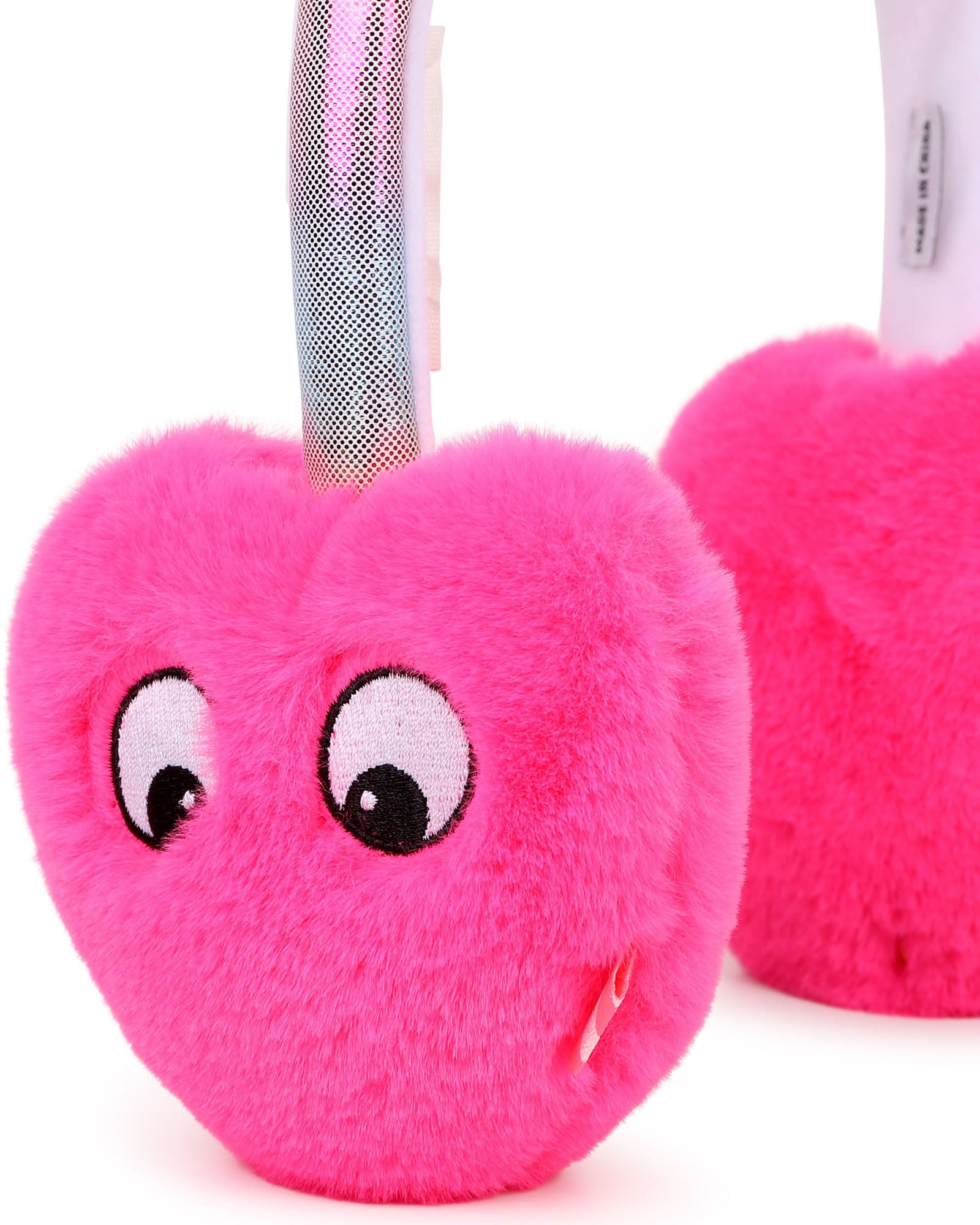 Billie Blush Girls Heart Eyes Earmuffs