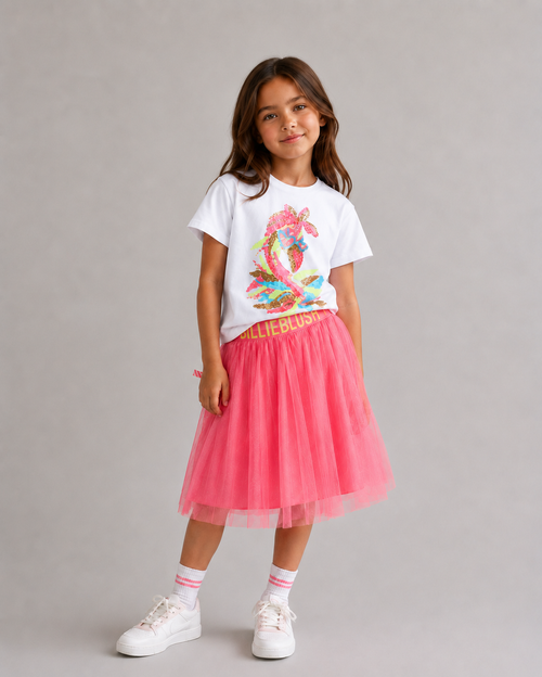 Billie Blush Girls Sequin Graphic T-Shirt_ U21922