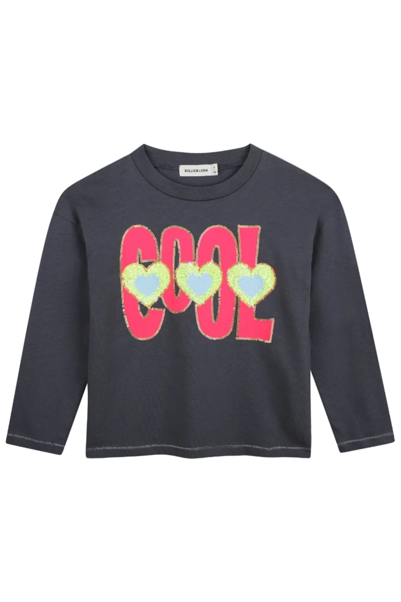 Billieblush Girls Cool Graphic Long Sleeve T-Shirt