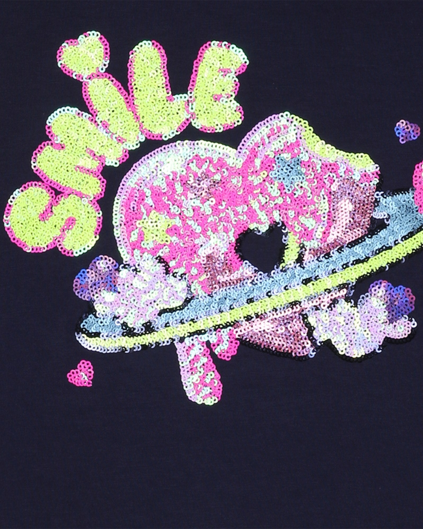 Billieblush Girls Long Sleeve Sequin Shirt