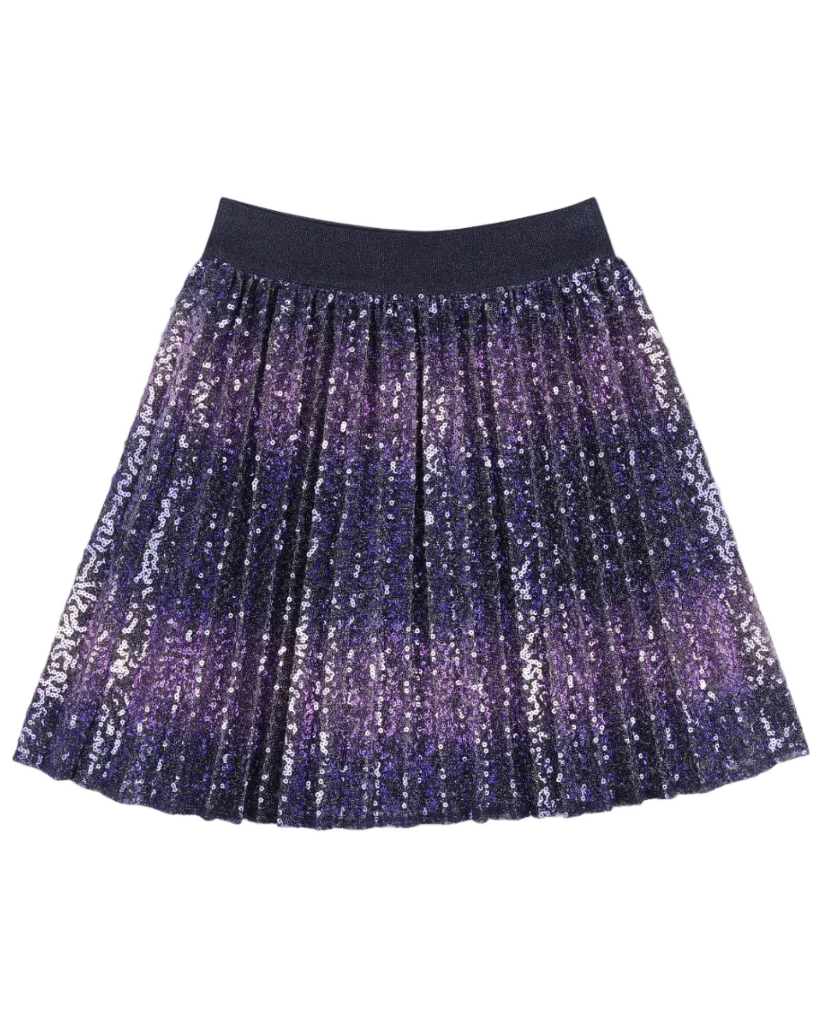 Billieblush Girls Pleated Sequin Skirt