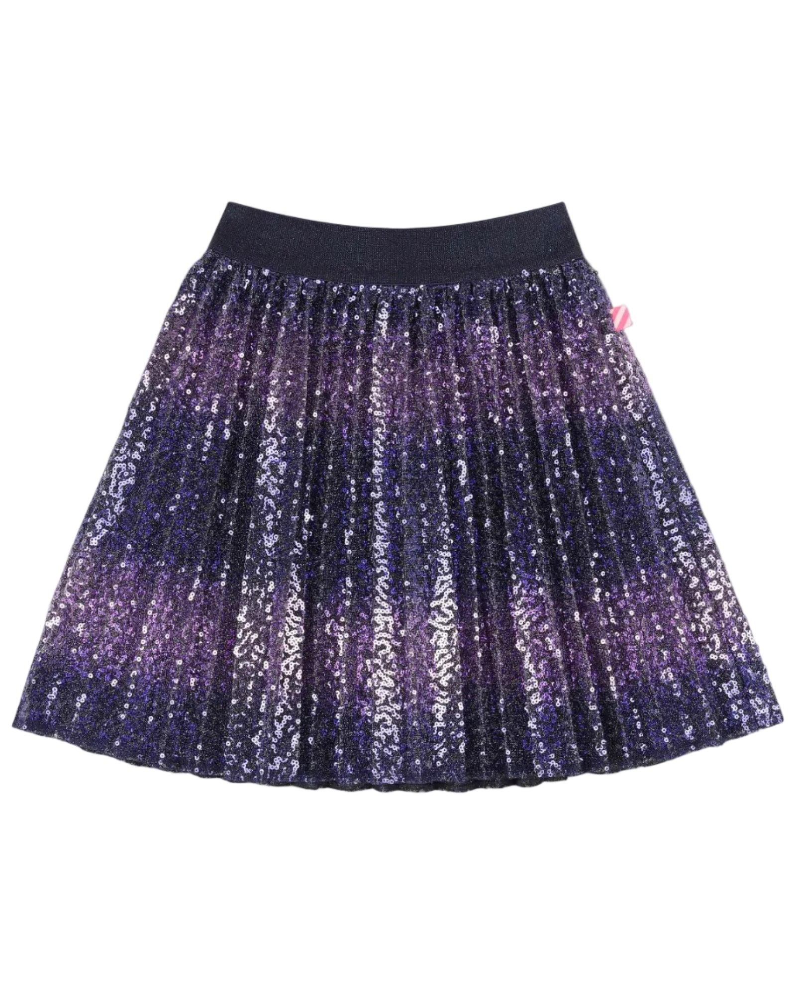 Billieblush Girls Pleated Sequin Skirt