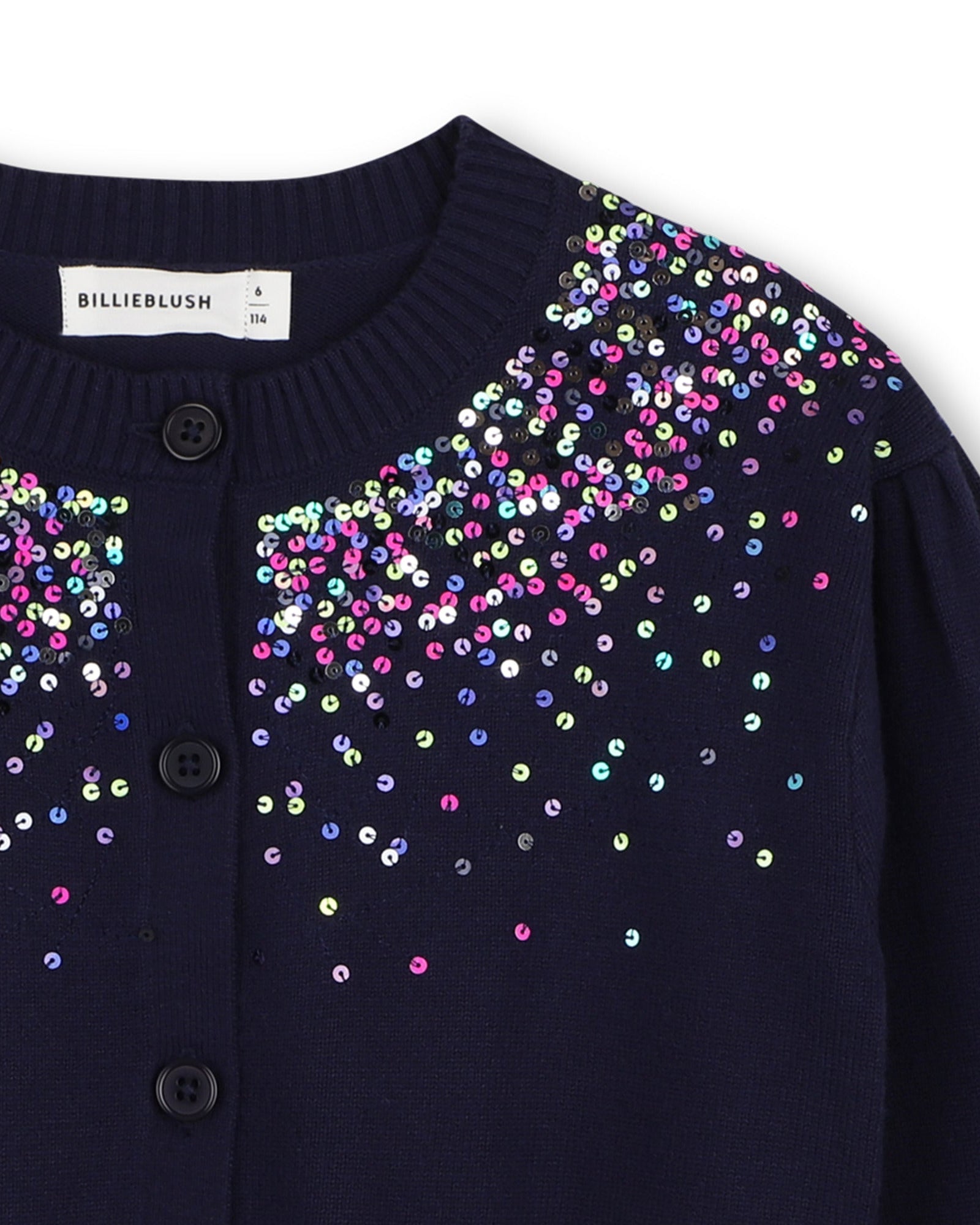 Billieblush Girls Sequin Cardigan