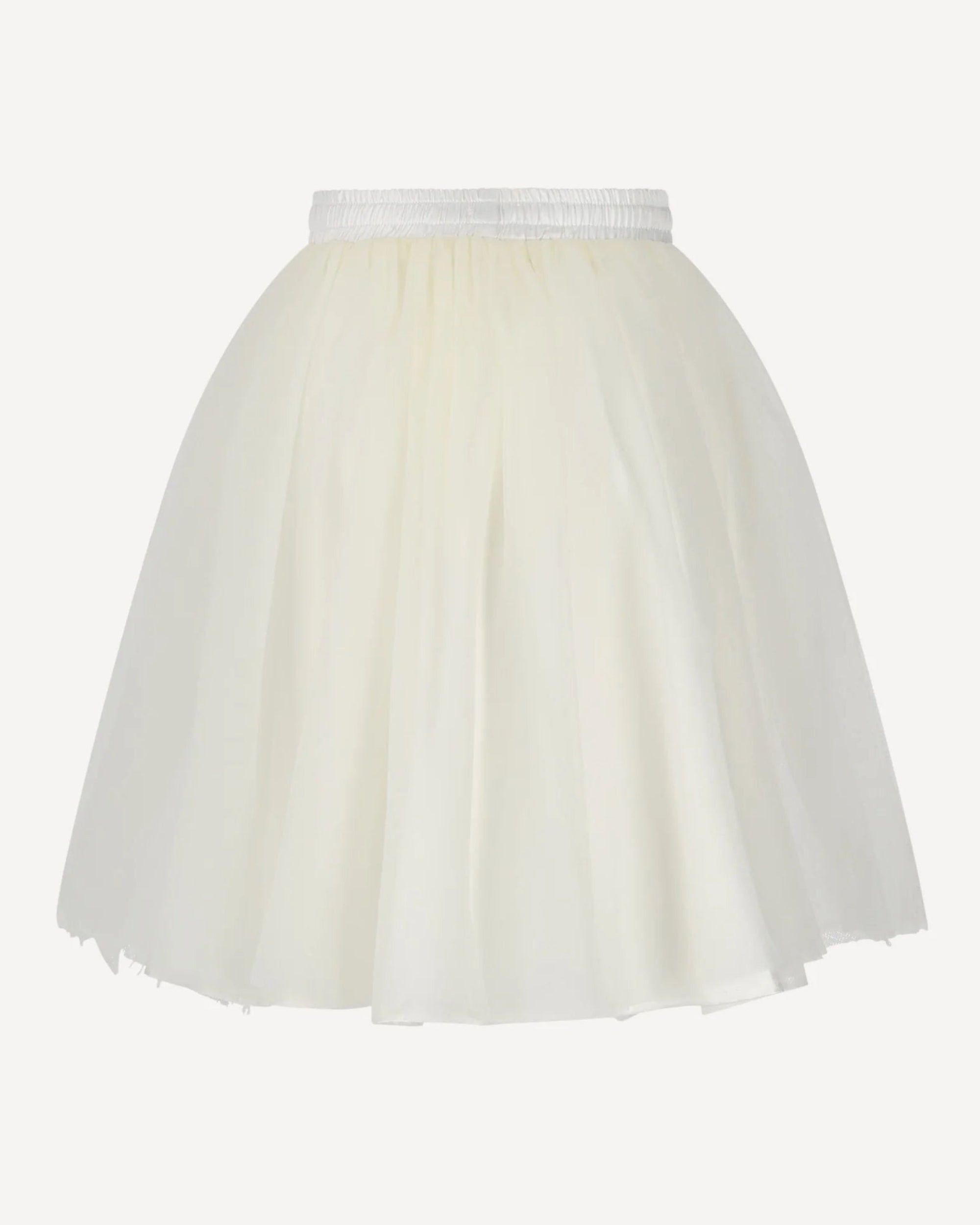White pleated skirt for girls by Le Chic