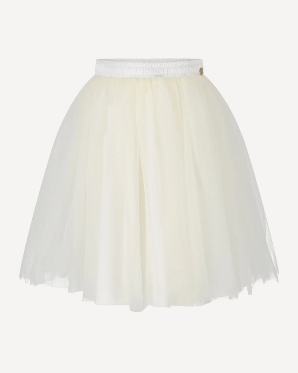 White tulle skirt for girls by Le Chic