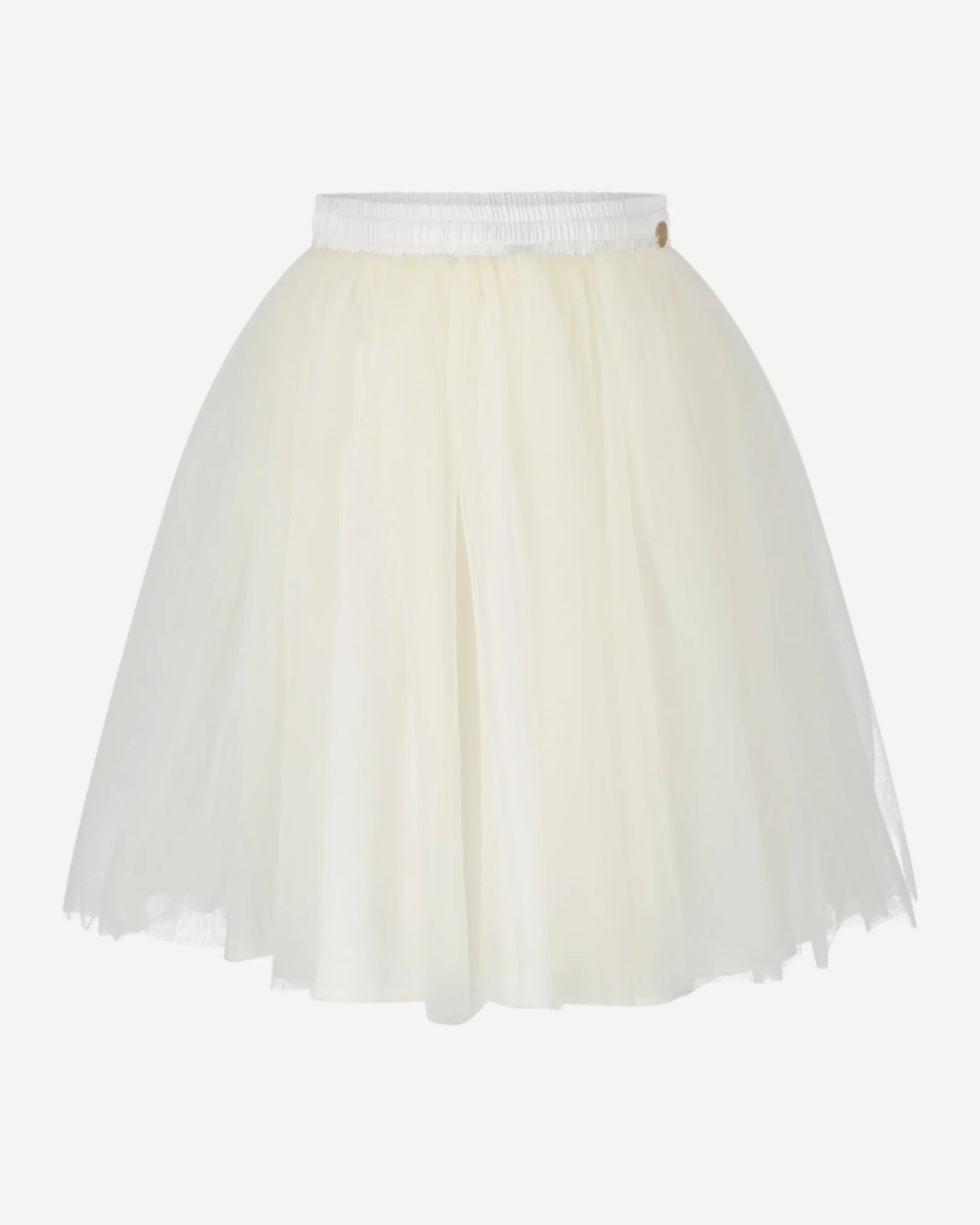 White tulle skirt for girls by Le Chic