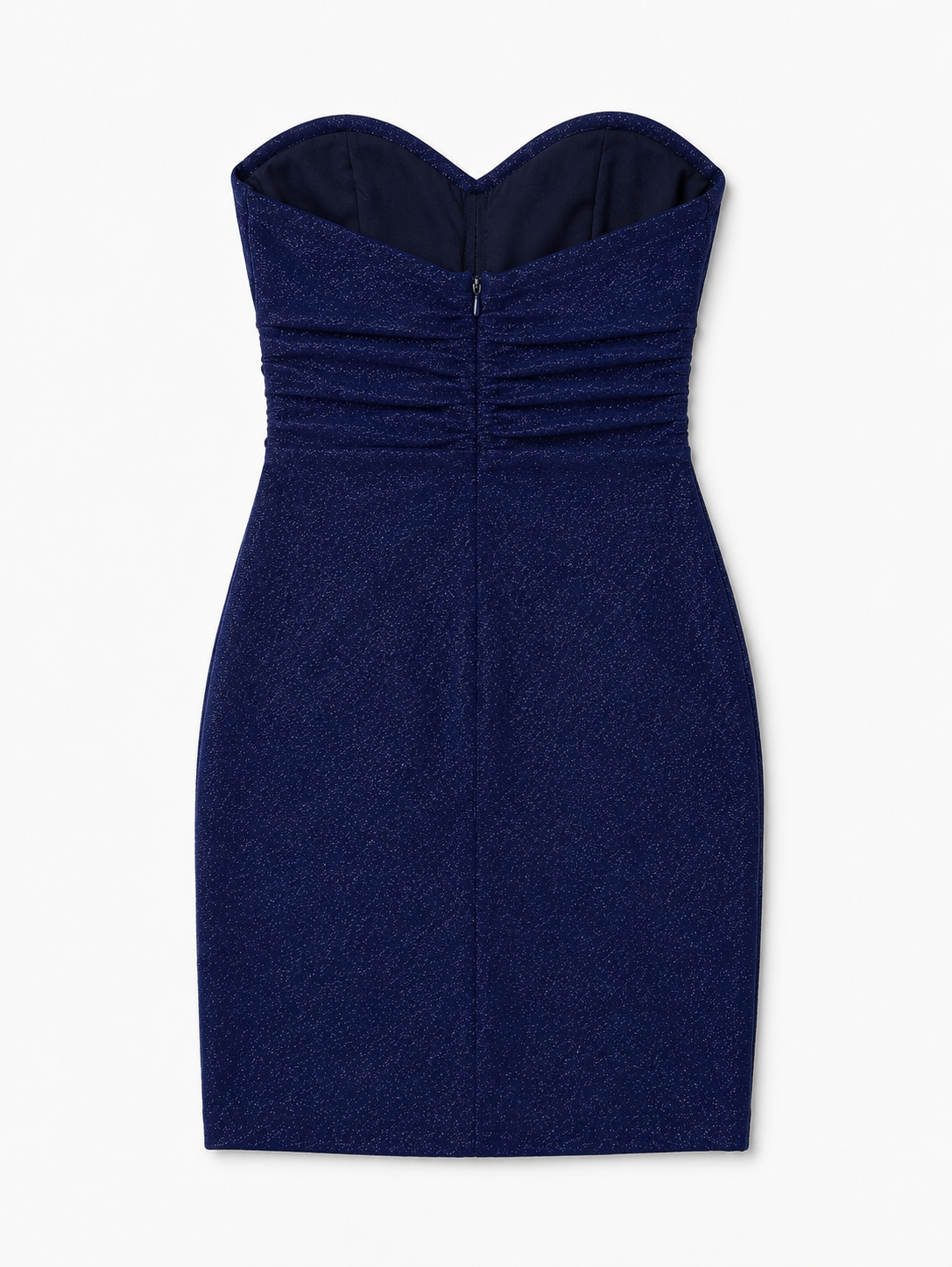 Symphony Junior Girls Mesh Shiny Knit Pleated Mini Dress_ SD1269APS