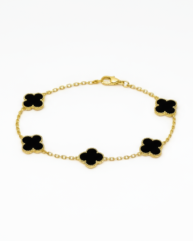Girls 5 Motif Clover Bracelet_ SB1