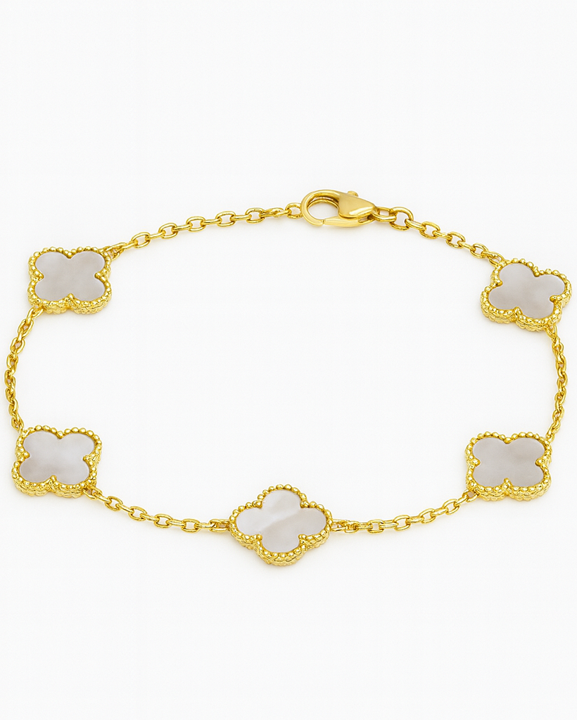 Girls 5 Motif Clover Bracelet_ SB1