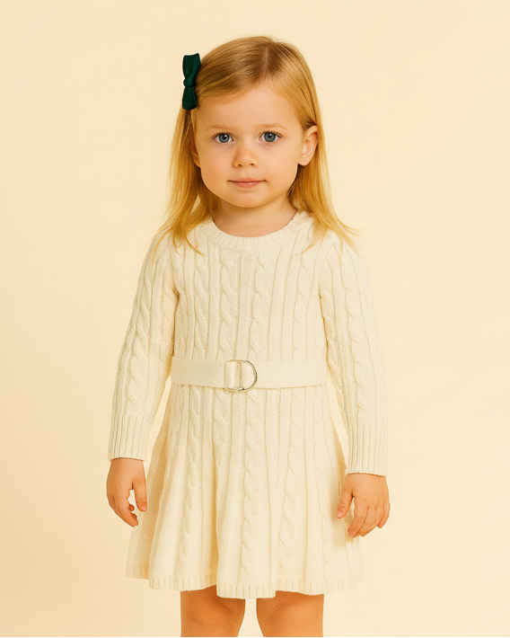 ralph lauren cotton sweater dress Polo Ralph Lauren Girls' Cable-Knit Cotton Polo Sweater Dress - Little Kid - Blue - Size 6