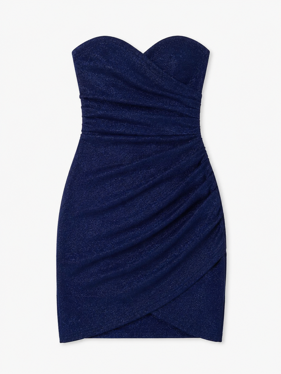 Symphony Junior Girls Mesh Shiny Knit Pleated Mini Dress_ SD1269APS