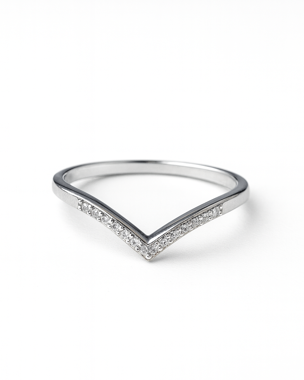 Evershine Silver V Ring_ 57530