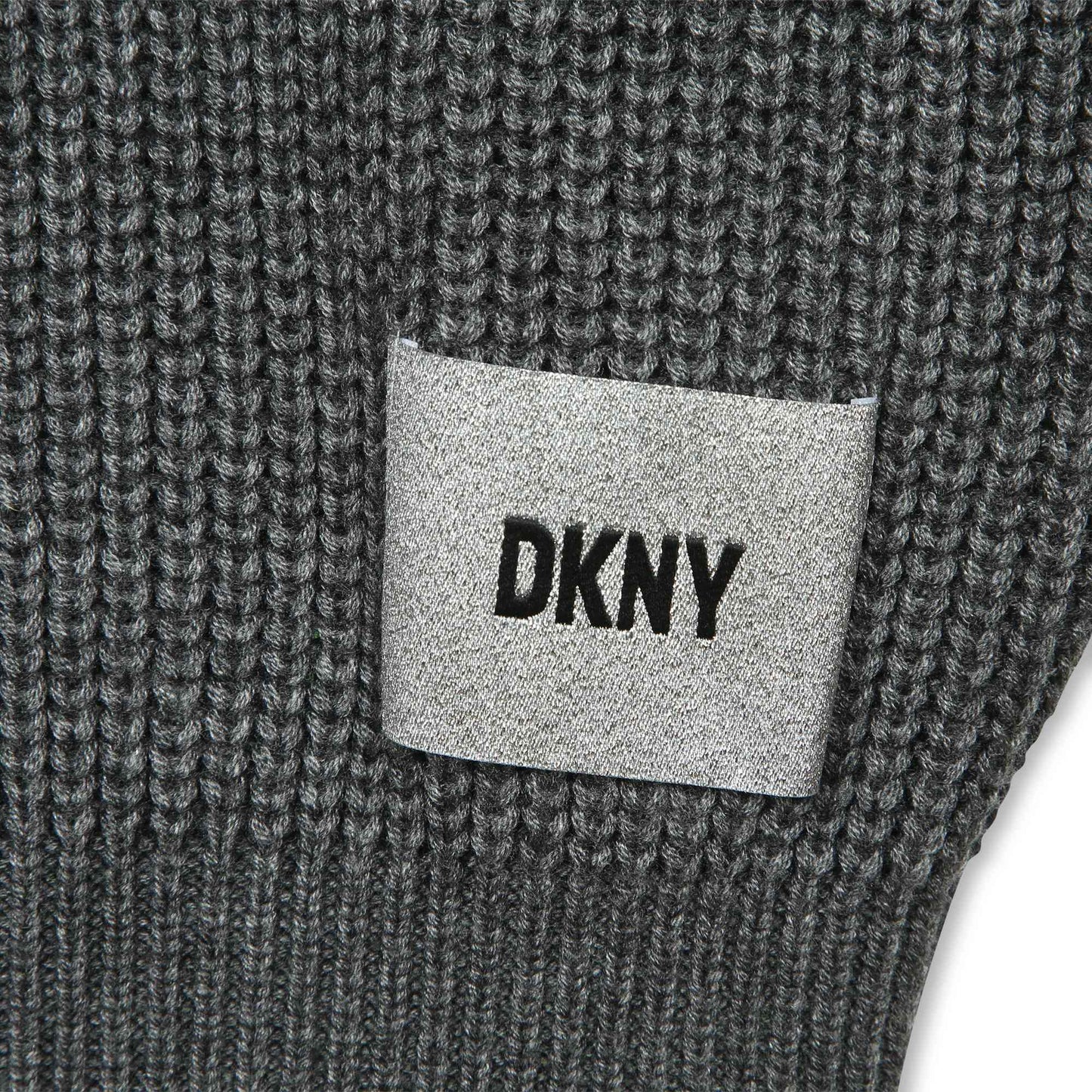 DKNY Junior Grey Knit Sweater Top _D35T11-A64