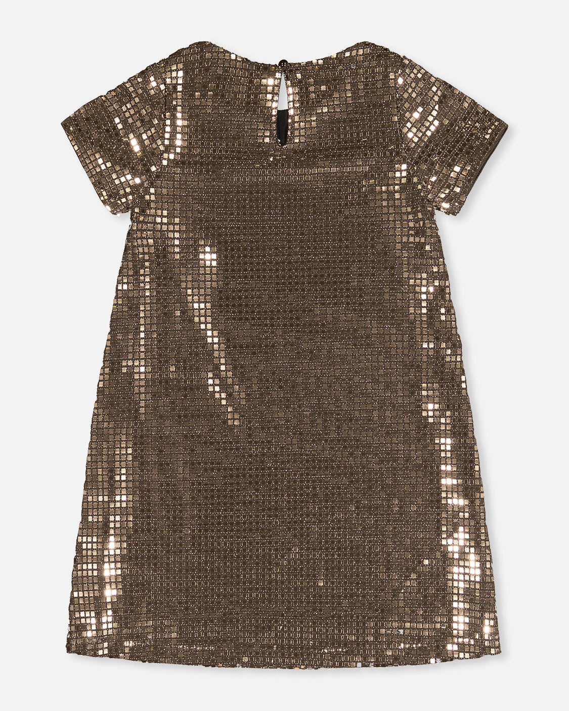 Deux Par Deux Girls Metallic Dress