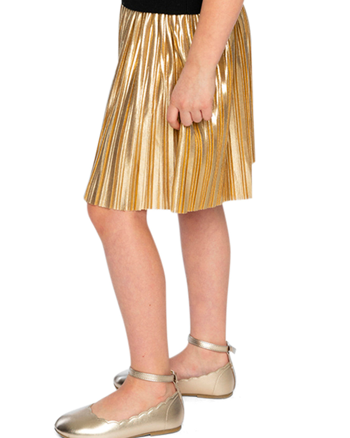 Deux Par Deux Girls Pleated Skirt