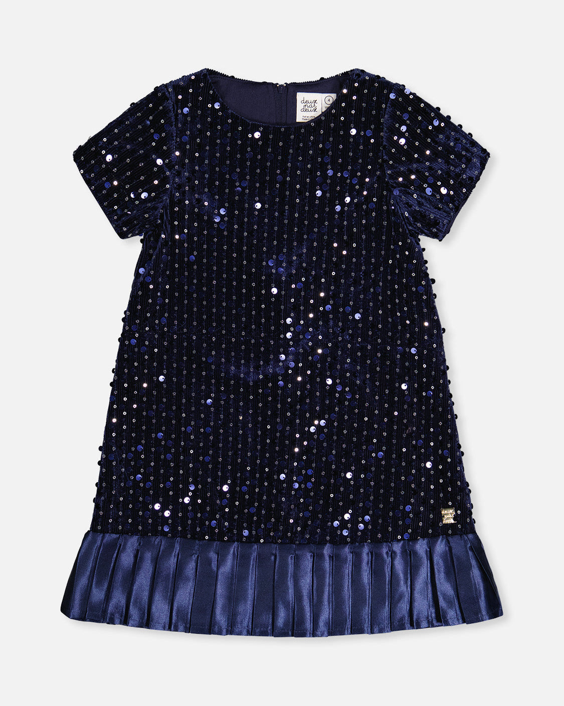Deux Par Deux Girls Sequin Dress