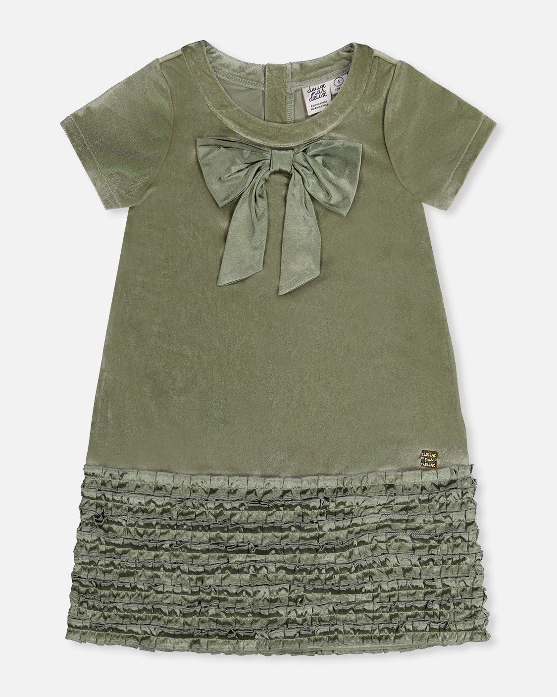 Deux Par Deux Girls Trapeze Dress