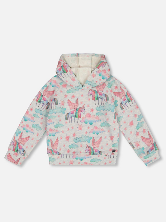 Girls Angel Unicorn Hoodie