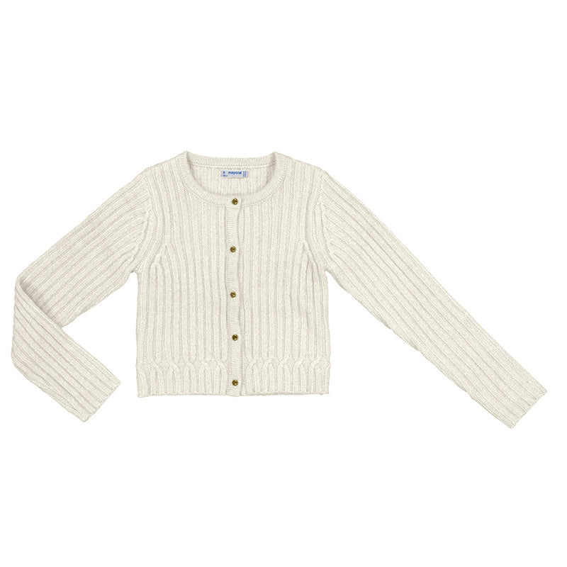 Teen Girl Knit Button-Up Cardigan