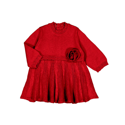 Baby Girl Rose Knit Dress