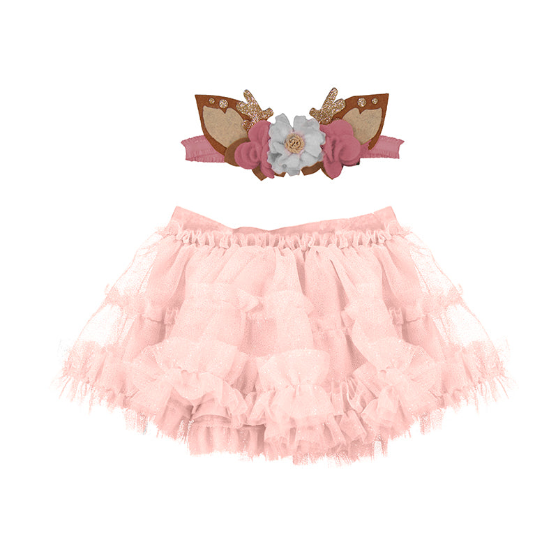 Baby Girl Skirt and Headband Set