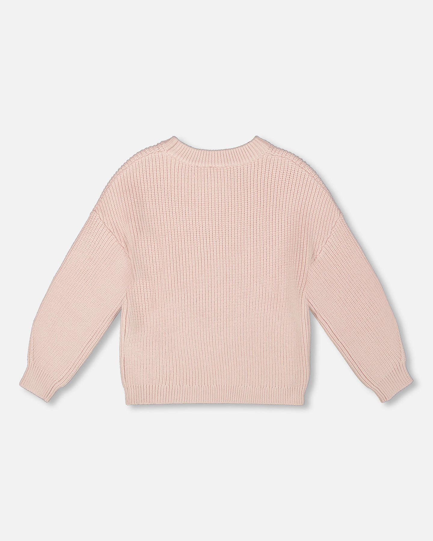 Deux Par Deux Girls Sweater With Heart Sequins_ H20IT72