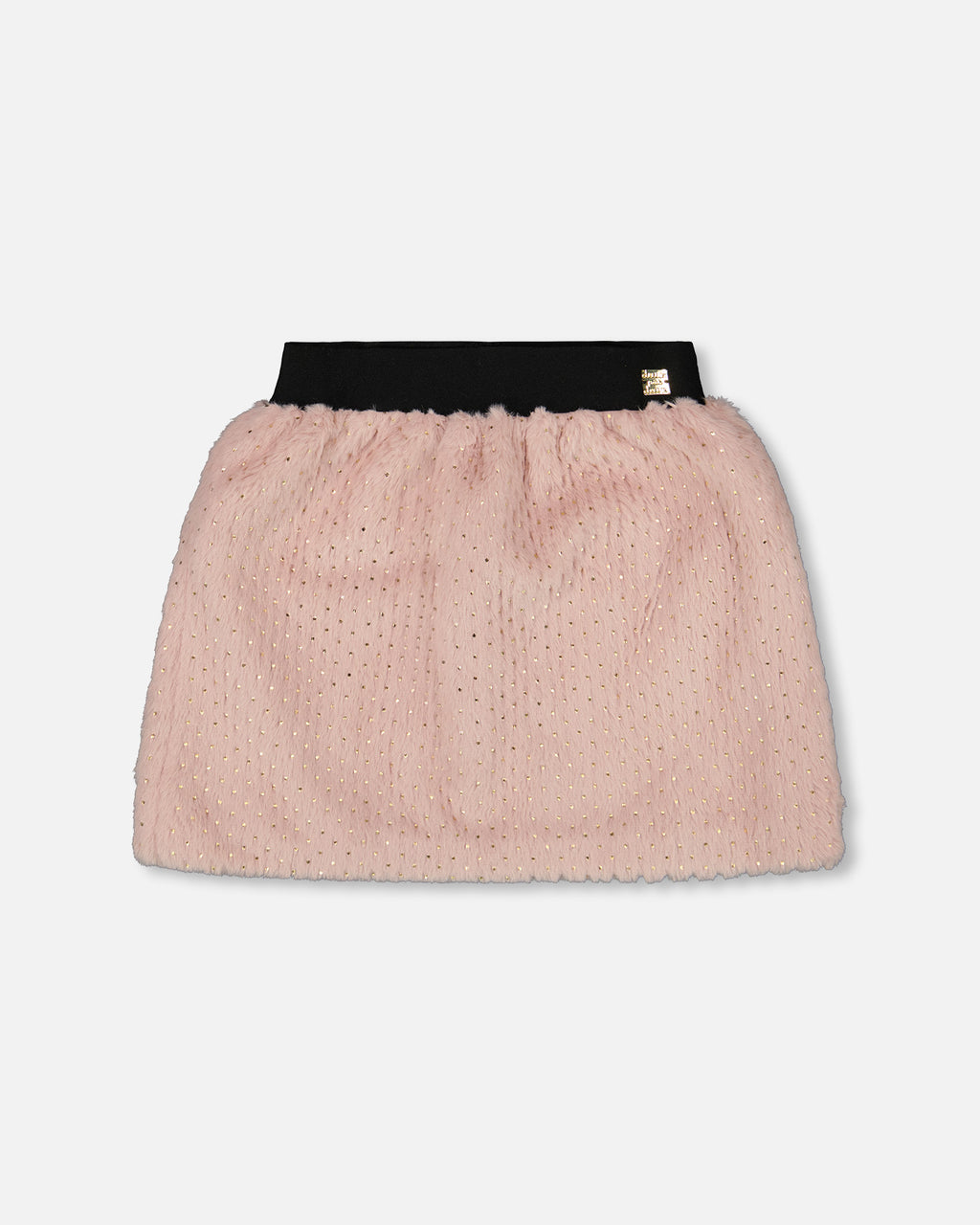 Deux Par Deux Girls Fake Fur Skirt_ H20Q80