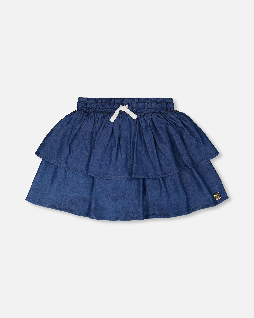 Deux Par Deux Girls Chambray Skort_ H30H80