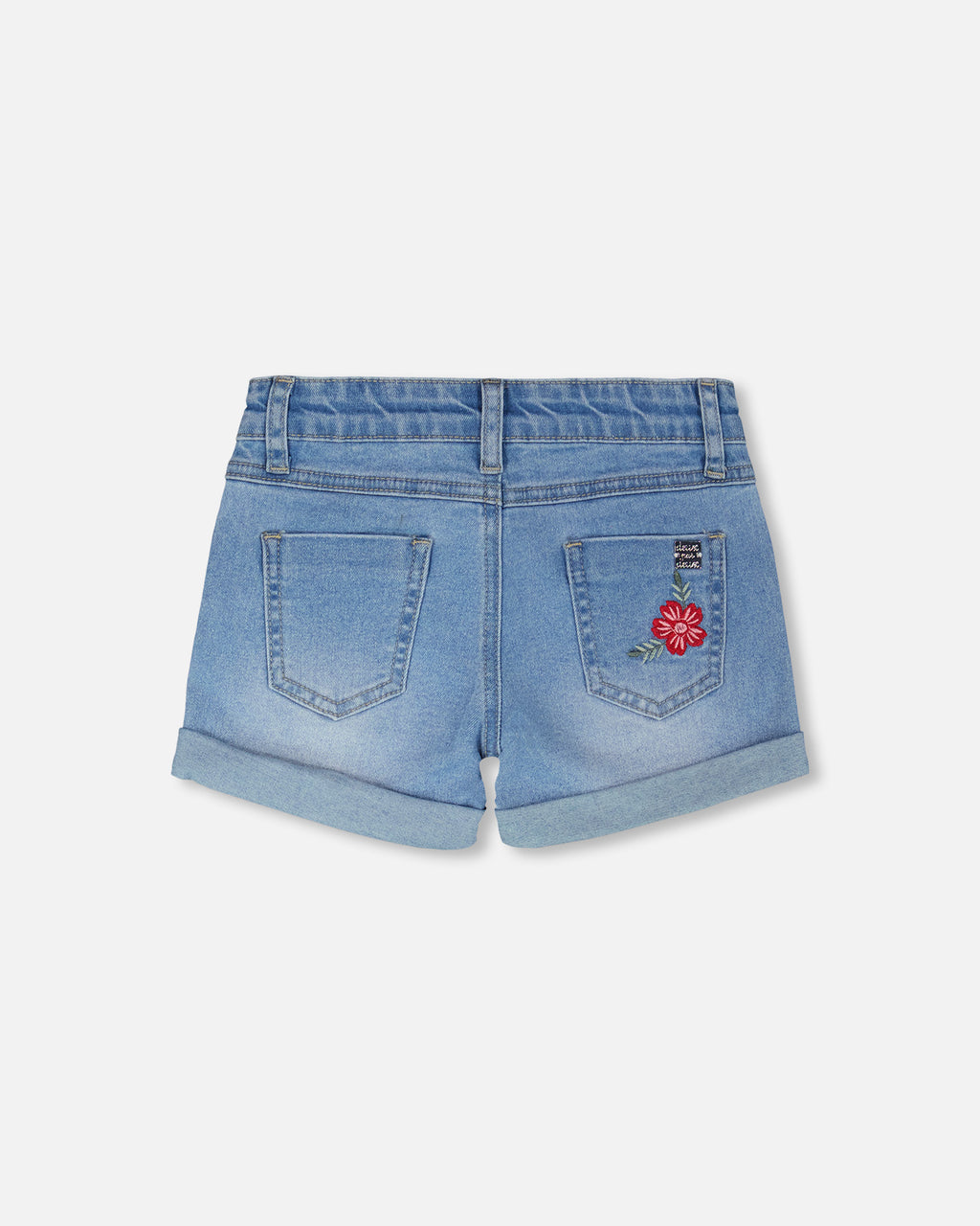 Deux Par Deux Girls Denim Shorts_ H30K28