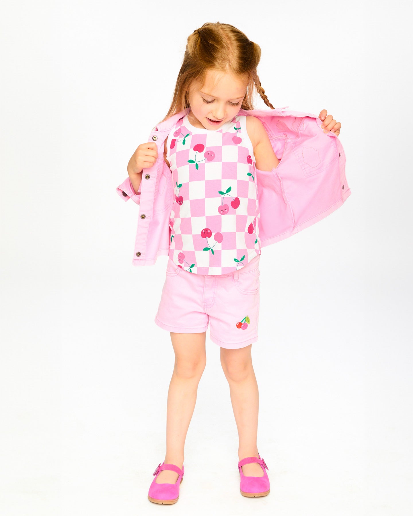 Deux Par Deux Girls Denim Shorts_ H30L27