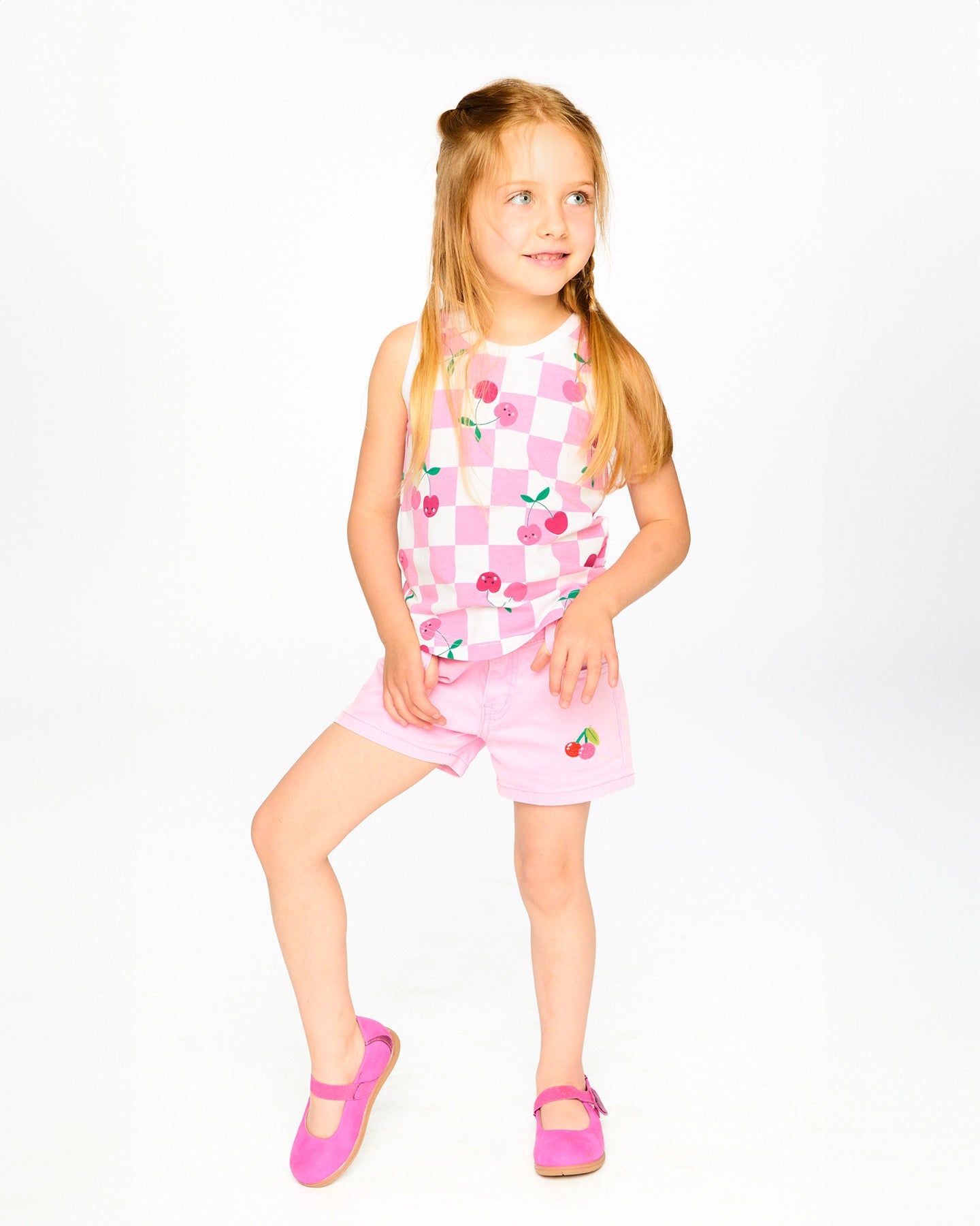 Deux Par Deux Girls Denim Shorts_ H30L27