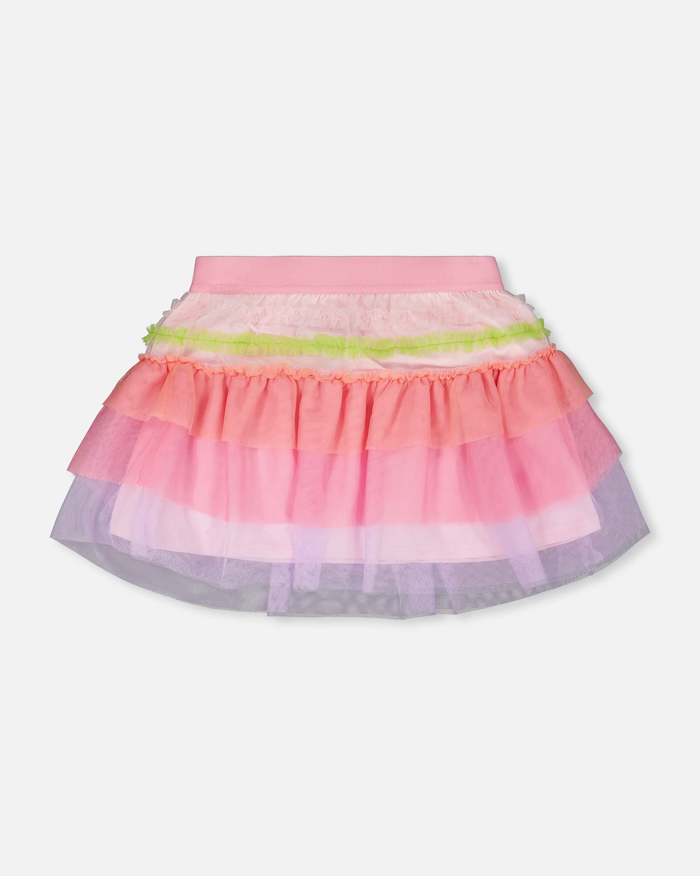 Deux Par Deux Girls Mesh Skirt_ H30M80