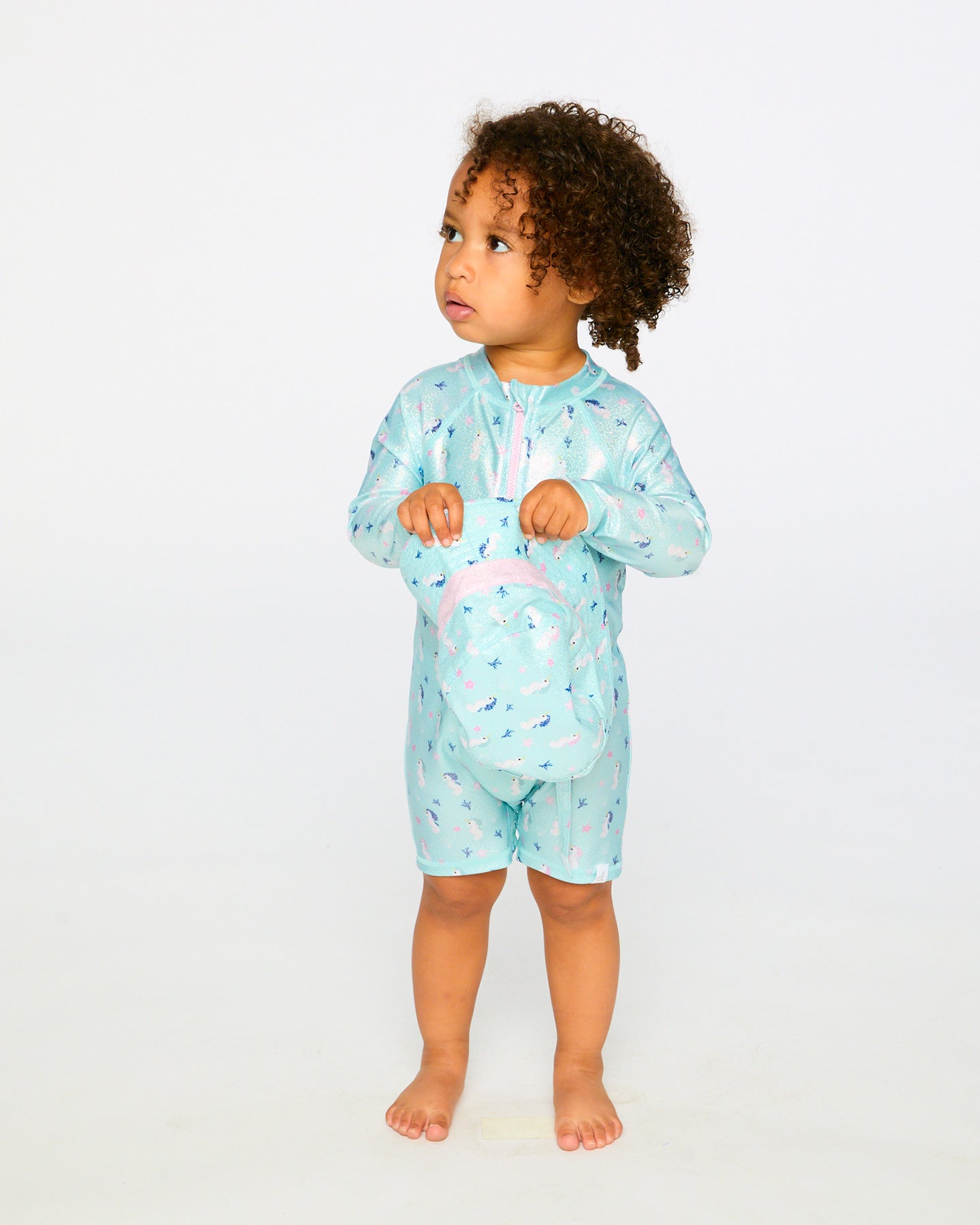 Deux Par Deux Baby Girls Swimsuit_ H30OG60