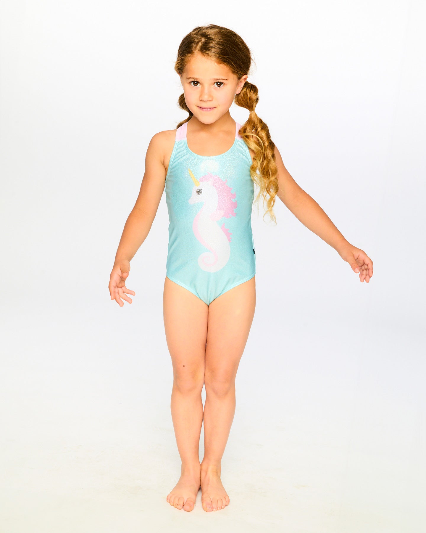 Deux Par Deux Girls One Piece Swimsuit_ H30OG90