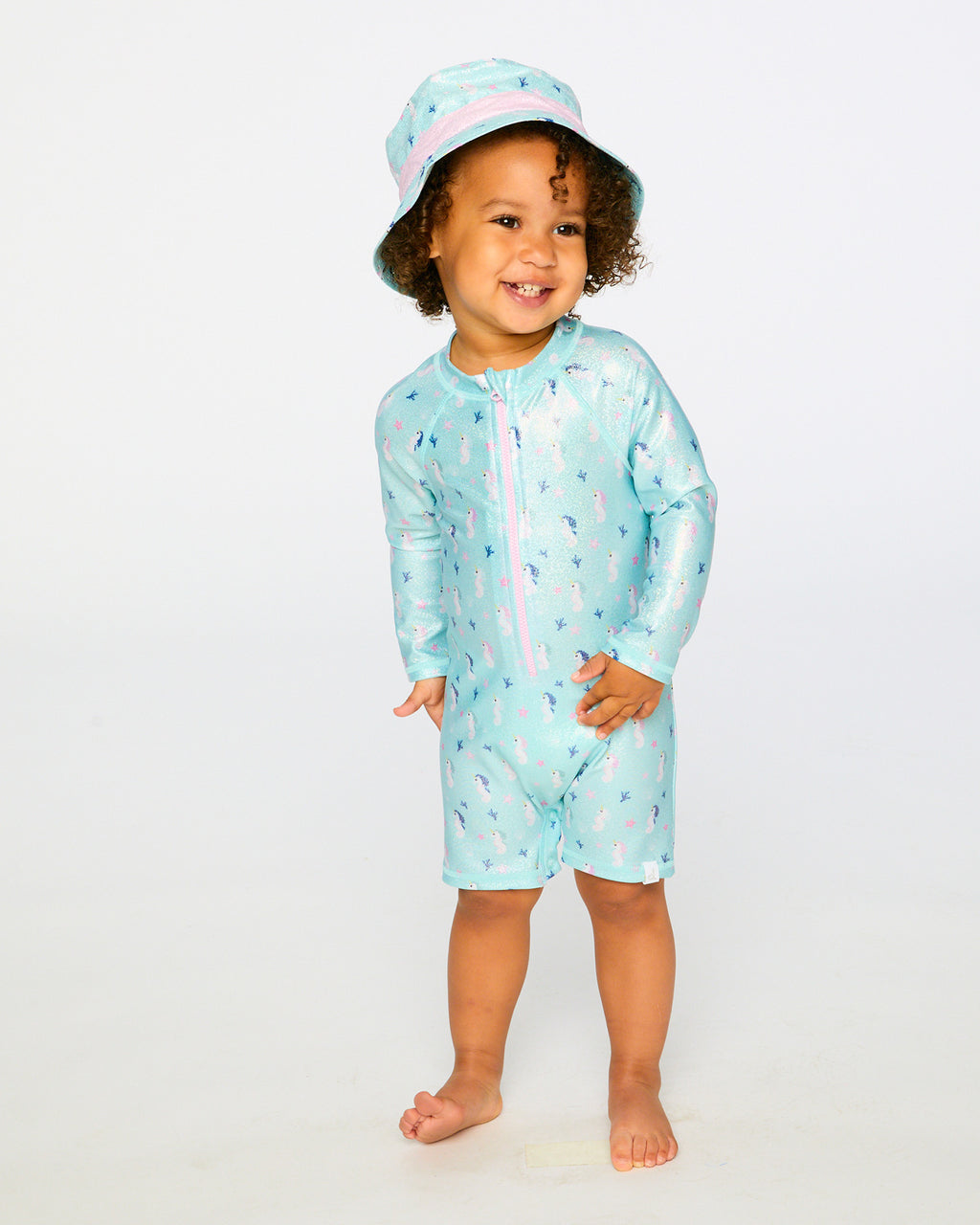Deux Par Deux Baby Girls Beach Hat_ H30OGC