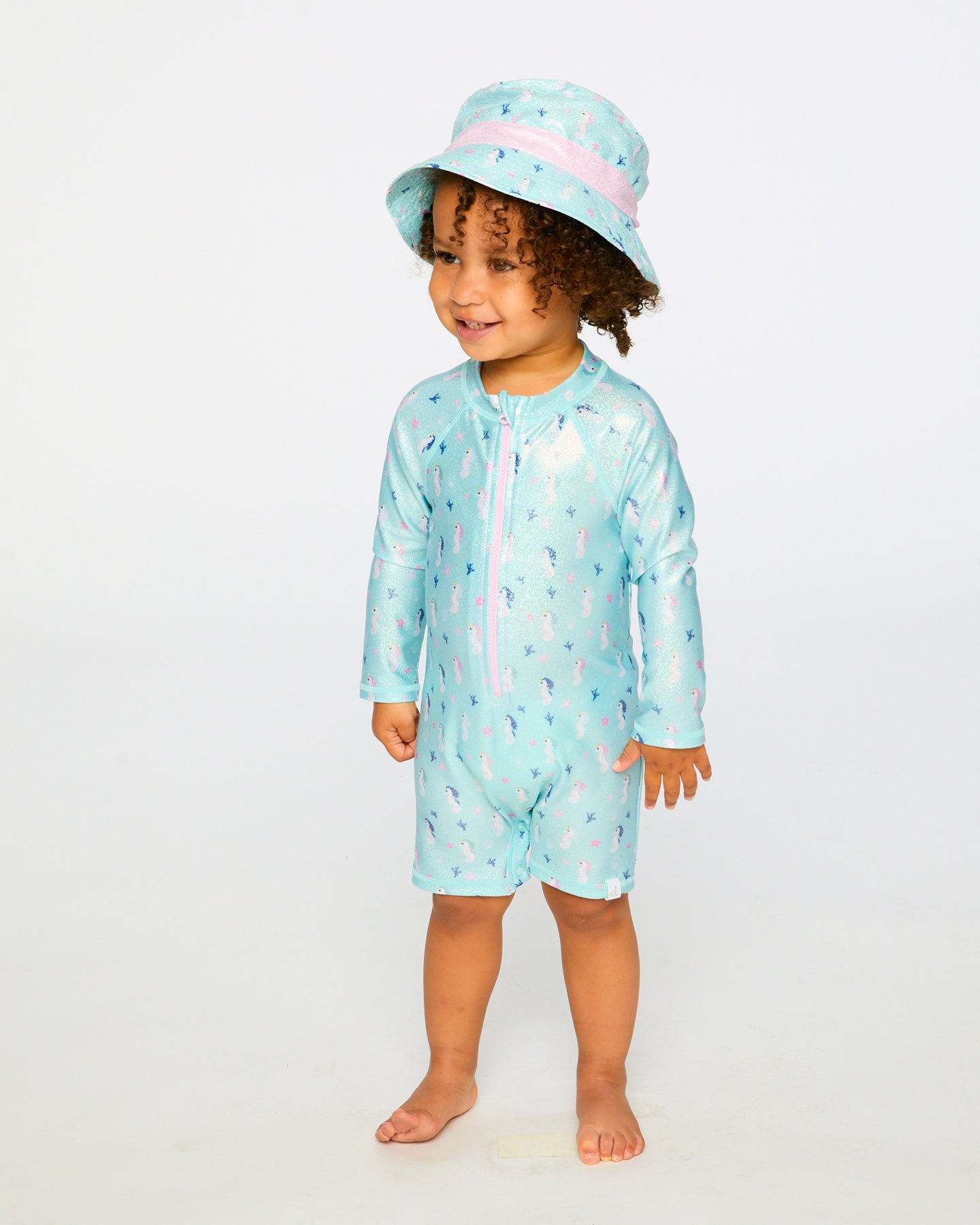 Deux Par Deux Baby Girls Beach Hat_ H30OGC