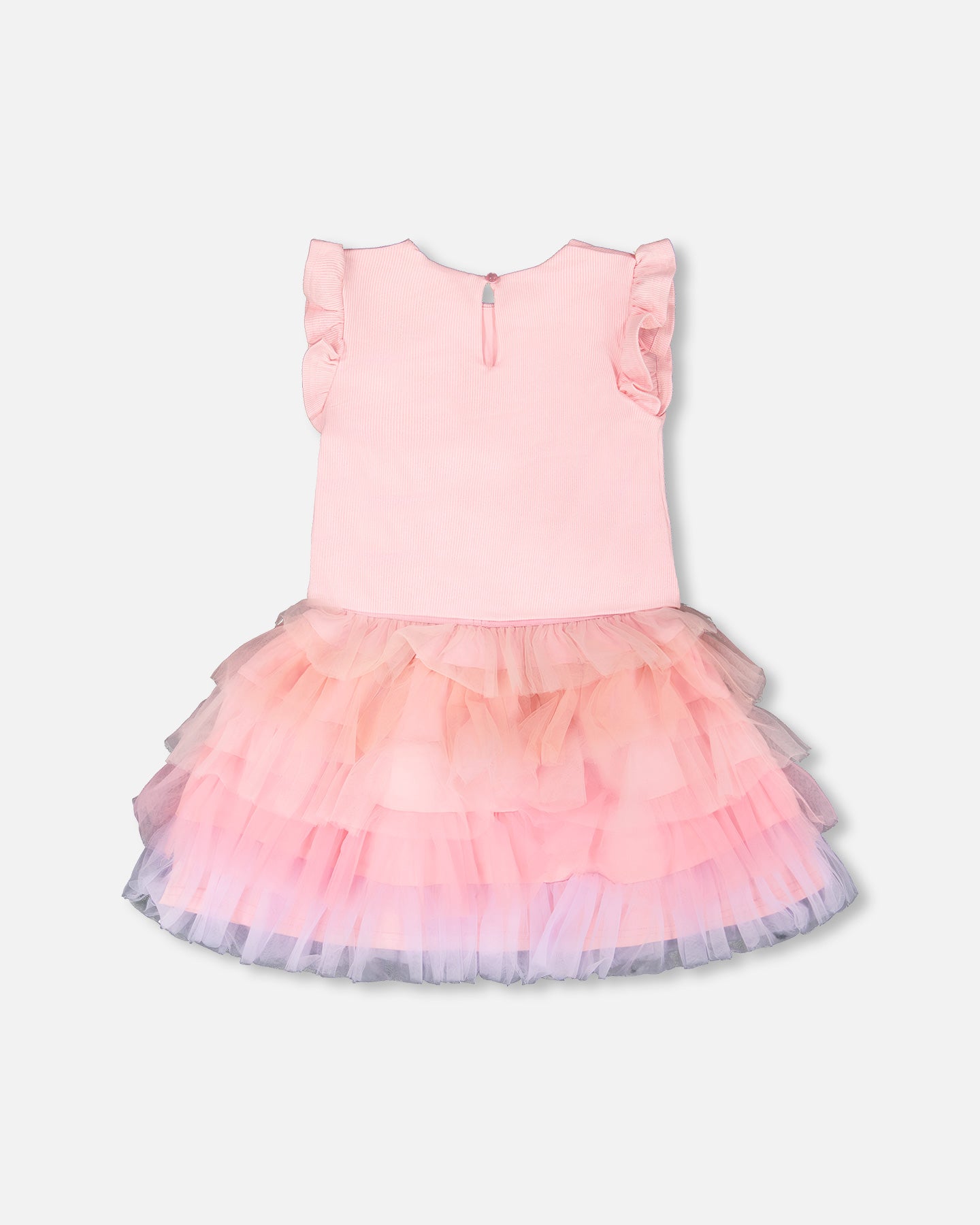 Deux Par Deux girls Mesh Dress_ H30Q90
