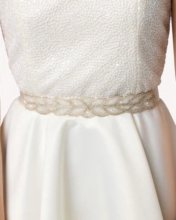 Un Deux Trois BEADED Satin Belts _ J4229