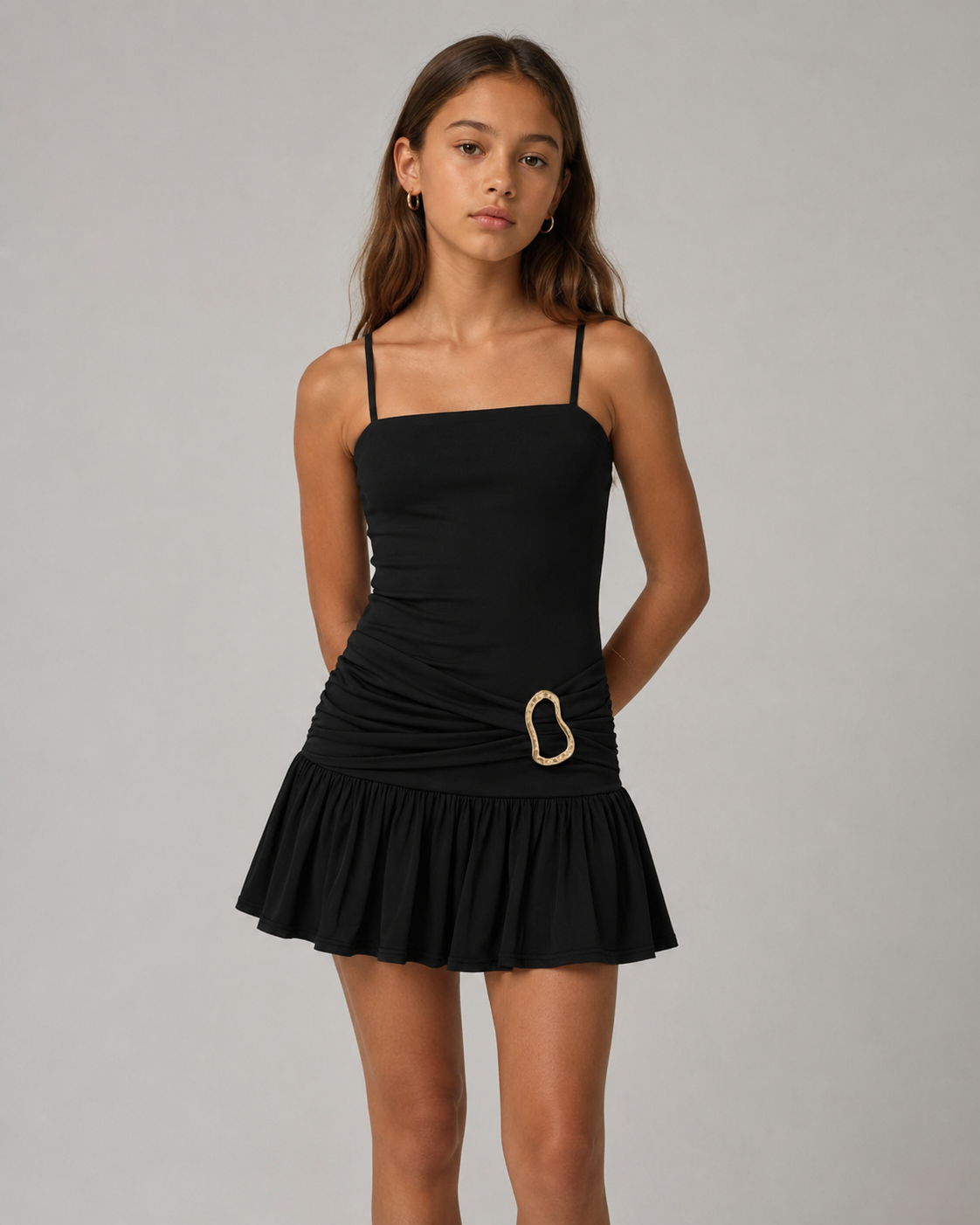 KatieJNYC Girls Marci Gathered Dress