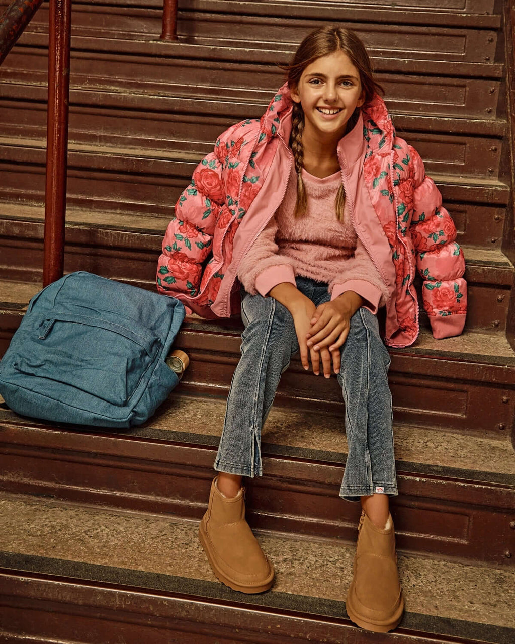 Appaman Girls Flurry Pink Winter Coat