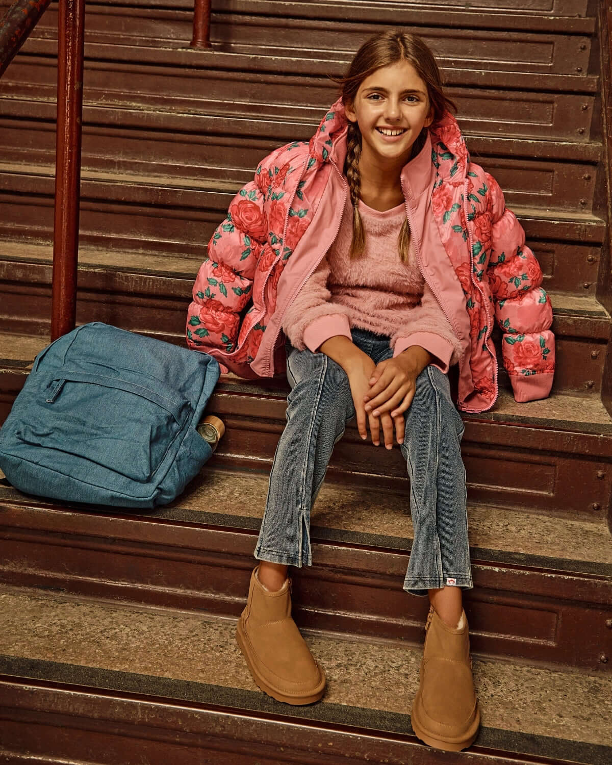 Appaman Girls Flurry Pink Winter Coat