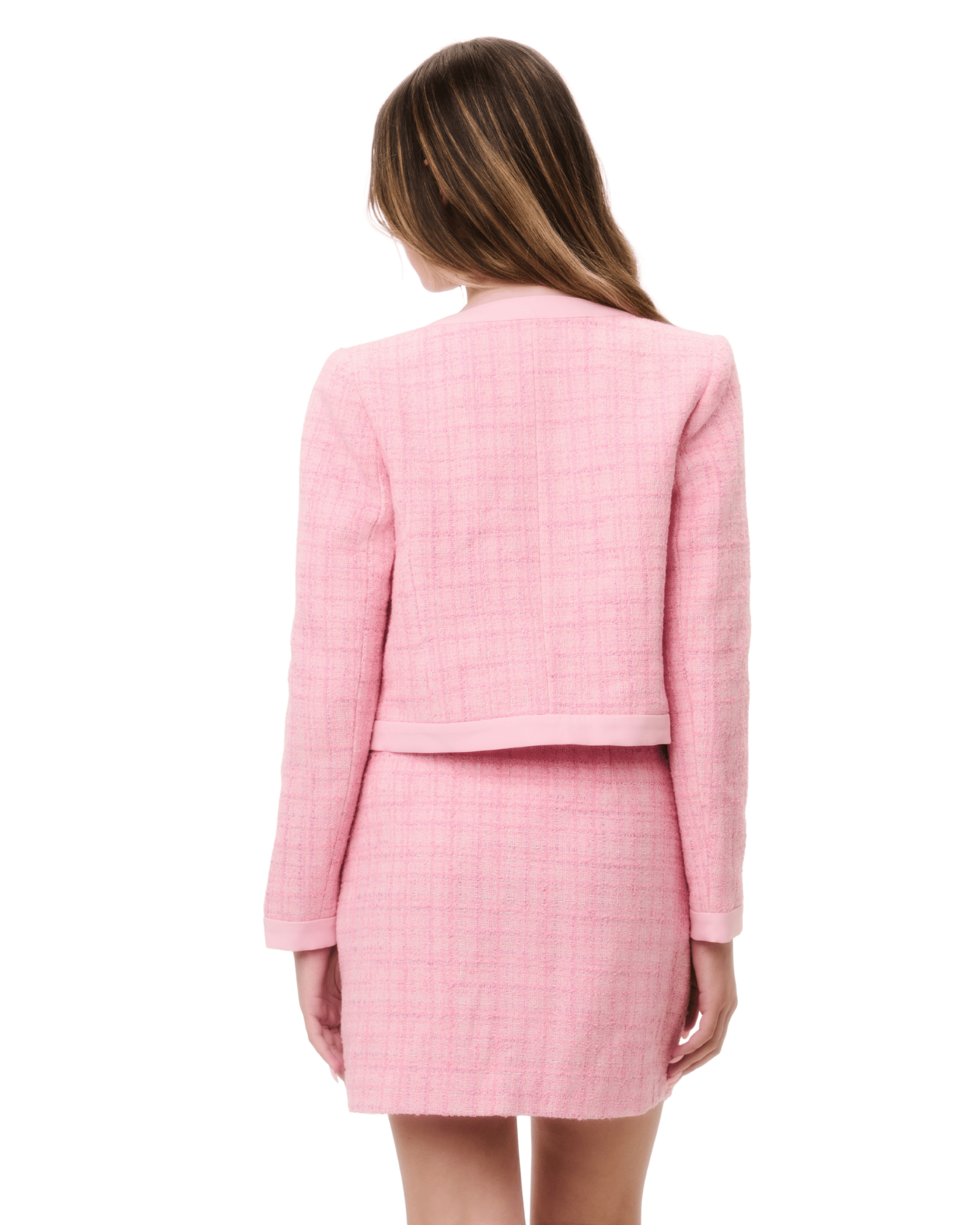 LoveShackFancy Girls Kitt Tweed Dress With Jacket
